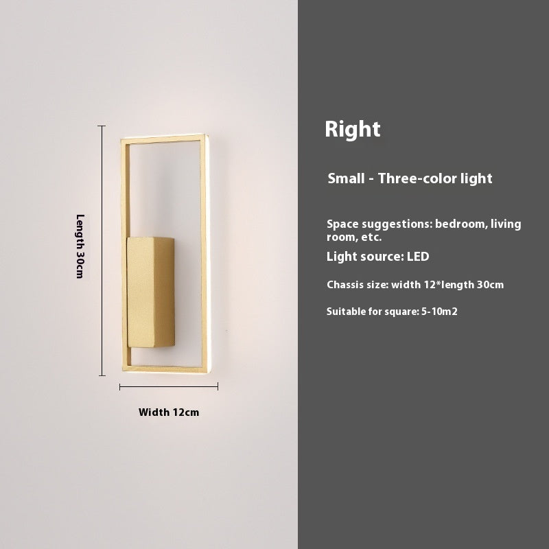 LED Modern Minimalist Wall Lamp Bedroom