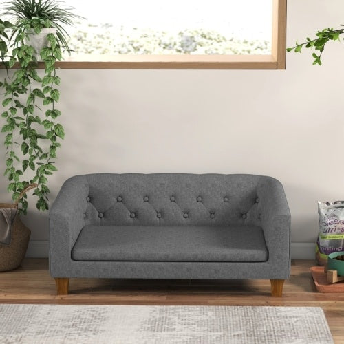 Stylish Grey Pet Sofa - Grey